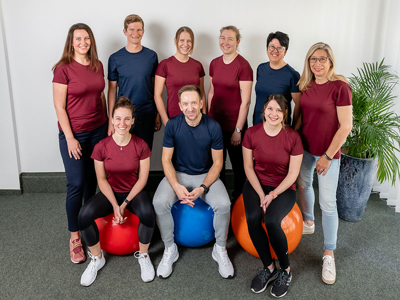 Das Team der Praxis für Physiotherapie Lindner in Regensburg
